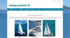 Desktop Screenshot of dynamicchartersbvi.com